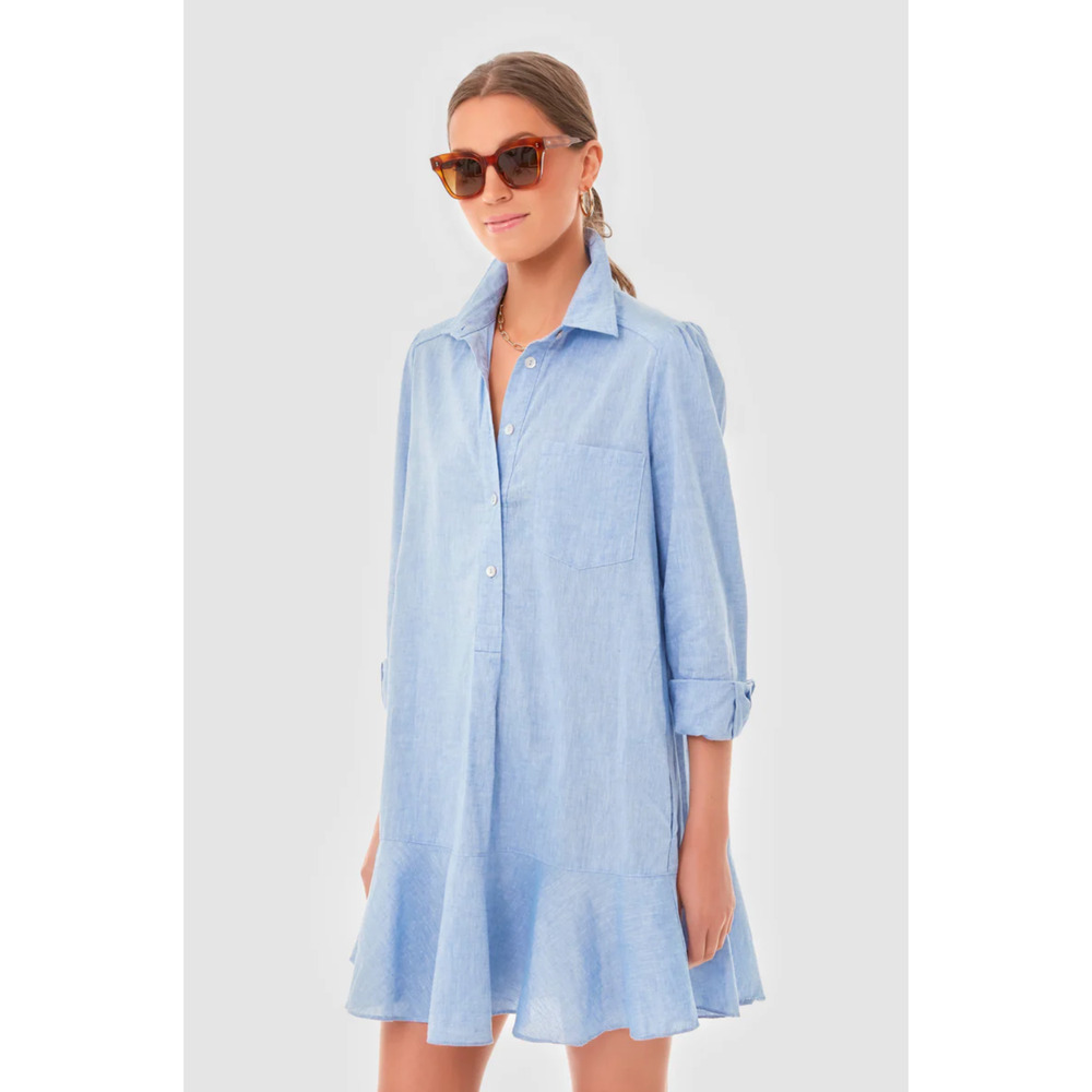 Tuckernuck Light Blue Midi Dress